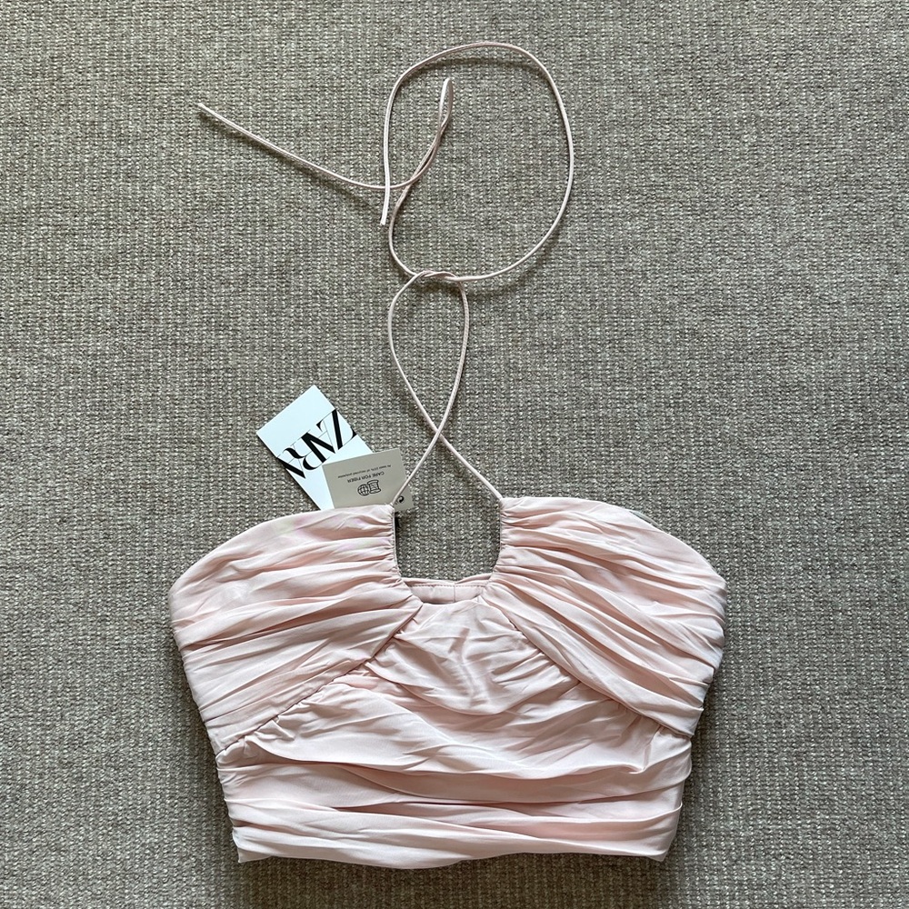 Zara blush tank top